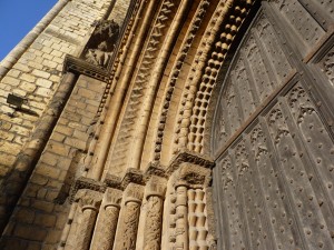 Katherine and Henry entered the Cathedral by its ornate Great West Door © Marilyn Roberts 2015