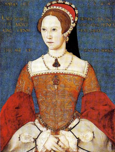 A portrait of a young Mary I by Master John