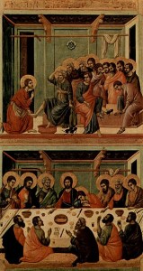 Washing of the feet, Siena Cathedral, Duccio_di_Buoninsegna_029