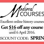 Medieval Courses – Spring Sale