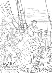 Mary Queen of Scots Colouring Book