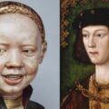Thumbnail from my video on Henry VIII's education showing a bust of Henry VIII as a child and a portrait of Henry from 1509