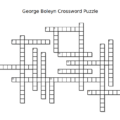 George Boleyn crossword puzzle