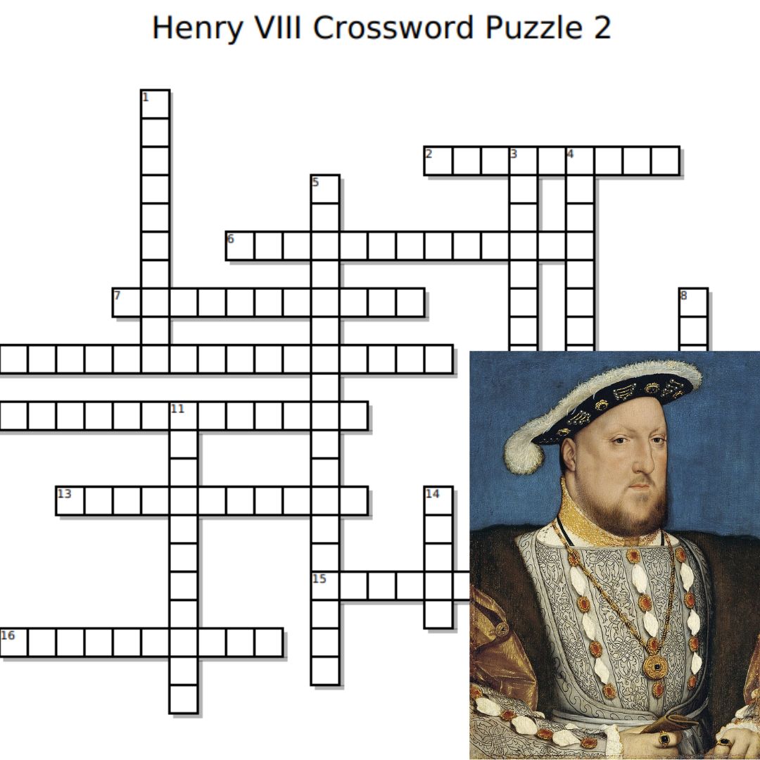 #FridayFun Henry VIII Crossword Puzzle 2 The Anne Boleyn Files