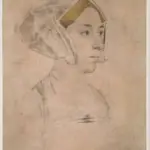 #PortraitTuesday – A drawing of a woman said to be Anne Boleyn by Hans Holbein the Younger