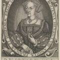 A 17th century engraving of Anne Boleyn by Renold Elstrack